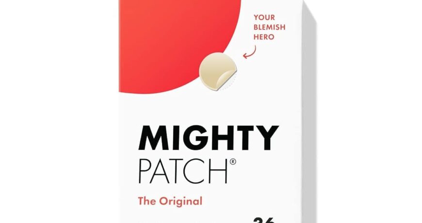 Mighty Patch™ Original patch from Hero Cosmetics – The #1 Hydrocolloid Acne Pimple Patch for Shrinking Zits and Whiteheads in 1 use; Nighttime Spot